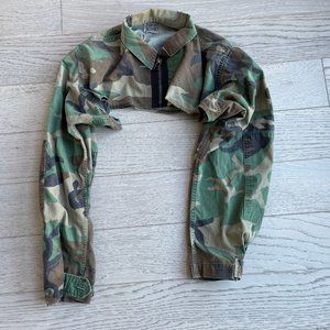 LF furst of a kind camo cropped jacket New